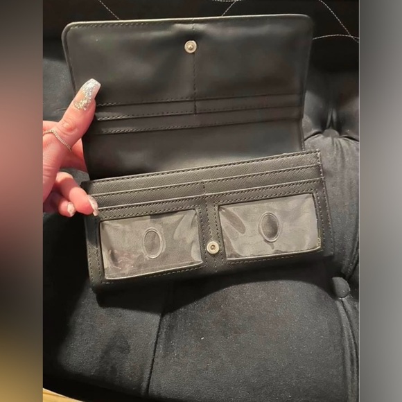 2/$30 Black Guess wallet - Picture 2 of 3